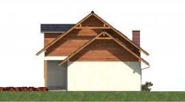 Elewacja projektu A-103 (drewniany) - 4