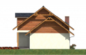 Projekt domu z bala A-103 (drewniany) - elewacja 4
