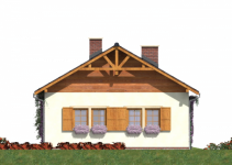Elewacja projektu A-112 (drewniany) - 4