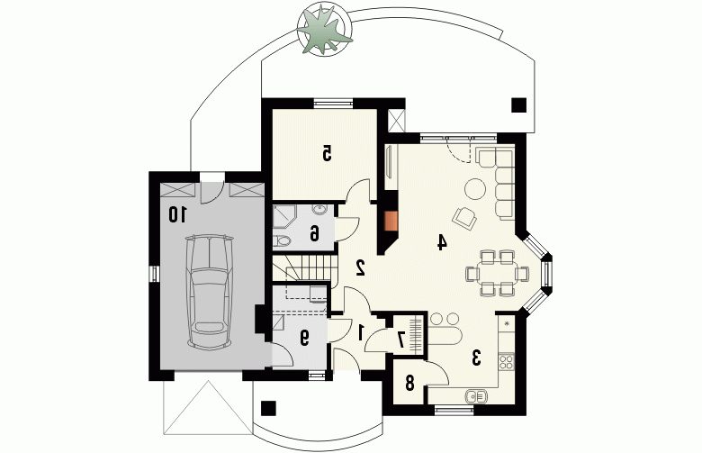 Projekt domu jednorodzinnego MOKKA - 