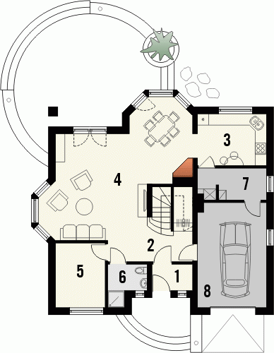 Rzut projektu IKEBANA