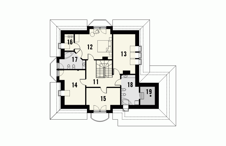 Projekt dworku MERITUM - 