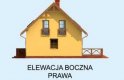 Projekt domu jednorodzinnego SEVILLA 2 - elewacja 4