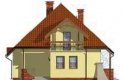Projekt domu bliźniaczego IBIZA - BLIŹNIAK (jeden segment) - elewacja 3