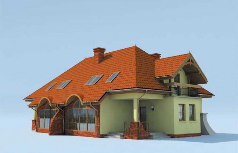 Projekt domu bliźniaczego IBIZA - BLIŹNIAK (jeden segment)