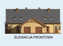 Elewacja projektu BOLONIA - bliźniak (dla jednego segmentu) - 1