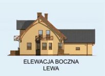 Elewacja projektu BOLONIA - bliźniak (dla jednego segmentu) - 2