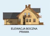 Elewacja projektu BOLONIA - bliźniak (dla jednego segmentu) - 4