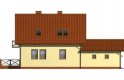 Projekt domu z poddaszem PALMIRA - elewacja 1