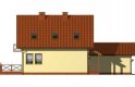 Projekt domu z poddaszem PALMIRA - elewacja 4