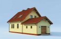 Projekt domu z poddaszem PALMIRA - wizualizacja 2