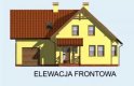 Projekt domu z poddaszem SARAGOSSA - elewacja 1