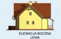 Projekt domu z poddaszem SARAGOSSA - elewacja 2