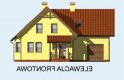 Projekt domu z poddaszem SARAGOSSA - elewacja 1