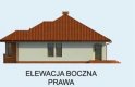 Projekt domu parterowego LA PAZ - elewacja 4