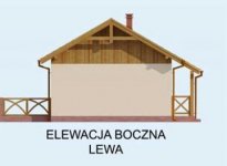 Elewacja projektu RIOBAMBA dom letniskowy - 2