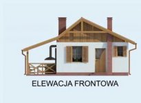 Elewacja projektu TULUZA dom letniskowy - 1