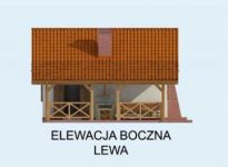 Elewacja projektu TULUZA dom letniskowy - 2