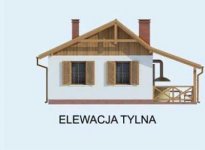 Elewacja projektu TULUZA dom letniskowy - 3