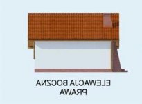 Elewacja projektu TULUZA dom letniskowy - 4 - wersja lustrzana