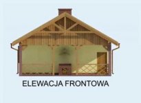 Elewacja projektu PALPALA dom letniskowy - 1