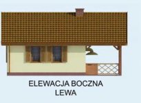 Elewacja projektu PALPALA dom letniskowy - 2