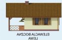 Projekt domu letniskowego PALPALA dom letniskowy - elewacja 2
