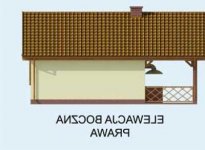 Elewacja projektu PALPALA dom letniskowy - 4 - wersja lustrzana