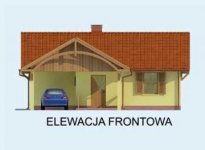 Elewacja projektu MALABO dom letniskowy - 1