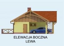 Elewacja projektu MALABO dom letniskowy - 2