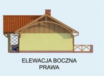 Elewacja projektu MALABO dom letniskowy - 4