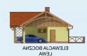 Projekt domu letniskowego MALABO dom letniskowy - elewacja 2