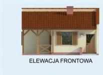 Elewacja projektu LUBLANA dom letniskowy - 1