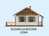 Elewacja projektu LA PALMA dom letniskowy - 2