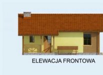 Elewacja projektu FLORENCJA dom letniskowy - 1