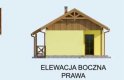 Projekt domu letniskowego FLORENCJA - elewacja 4