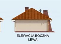 Elewacja projektu ESTELLA dom letniskowy - 2