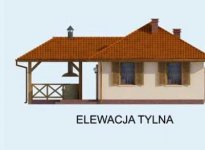 Elewacja projektu ESTELLA dom letniskowy - 3