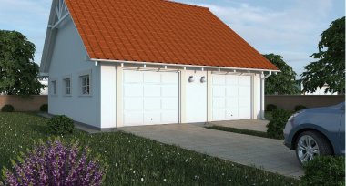 Projekt domu G110 - Budynek garażowo - gospodarczy
