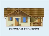 Elewacja projektu BOGOTA dom letniskowy - 1