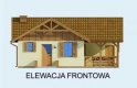 Projekt domu letniskowego BOGOTA dom letniskowy - elewacja 1