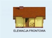 Elewacja projektu BAZYLEA dom letniskowy - 1