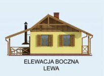 Elewacja projektu BAZYLEA dom letniskowy - 2