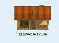 Elewacja projektu BAZYLEA dom letniskowy - 3