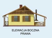 Elewacja projektu BAZYLEA dom letniskowy - 4