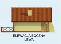 Elewacja projektu BAMAKO dom letniskowy - 2