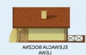Projekt domu letniskowego BAMAKO dom letniskowy - elewacja 2