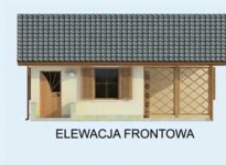 Elewacja projektu HAWANA dom letniskowy - 1