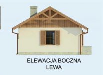 Elewacja projektu HAWANA dom letniskowy - 2