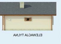 Elewacja projektu HAWANA dom letniskowy - 3 - wersja lustrzana